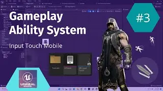 Android Touch Input Mobile (Combo Attack, Jump, Dash) | Gameplay Ability System
