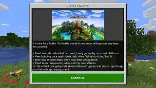 Minecraft Bedrock 1.14.1 update has been released