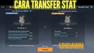 Cara transfer stat equipment Undawn!!! #hiztline #undawn