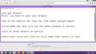 How to get on to Adobe Chat support?