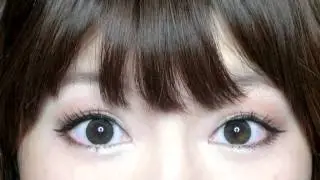 ❤Pinkicon.com❤Contact Lens Review❤Fairy Princess Green-Chouchou M My Japanese Daily Circle Lenses