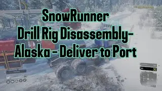 Royal BM17 Dominates SnowRunner Alaska Drill Rig Disassembly #snowrunner  #gaming #howtogameplay