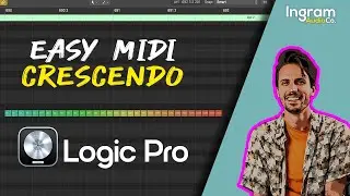 Easy Midi Crescendos in Logic Pro X
