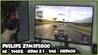 MONITOR GAMING PHILIPS MOMENTUM 27M1F5800 | 4K -144HZ - 1MS - 10 BITS - VRR - HDR600, SE VE DE CINE!