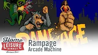 Rampage Arcade Machine (Midway 1986)