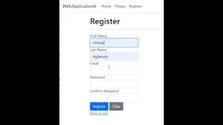 ASP.NET Core - Register new User(3)