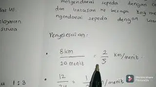 Materi Perbandingan Kelas VII semester 2