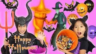 We Won The HALLOWEEN COSTUME & DANCE PARTY  | Scary Funny Halloween Story FOR KIDS by Ira & Bella