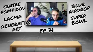 BLUR Airdrop, Centre Pompidou and LACMA acquiring NFTs - Two Bored Apes NFT Podcast