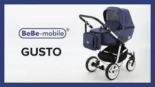 BeBe-mobile GUSTO - коляска новинка 2018. Видео обзор детской коляски 2 в 1 Беби мобиле Густо