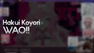 Hakui Koyori - WAO!! [e] +HD SS