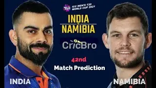 ICC T20 World Cup 2021: IND vs NAM T20 42nd Match Prediction | India vs Namibia