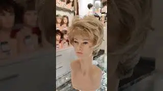 Короткий #парик с легким завитком | Адреса магазинов: https://butikparik.ru/kontakty #локоны