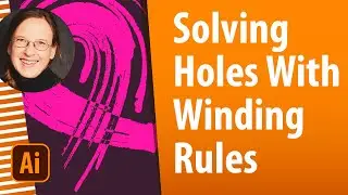 How to Get Rid of Unwanted Holes in Illustrator (And What Do Winding Rules Do)?