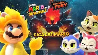 Bowser's Fury - Walkthrough Gameplay Part 1 (Giga Cat Mario) HD