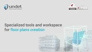 Efficient floor plan creation using specialized point cloud tools and workspace in ARES Commander