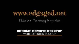 Chrome Remote Desktop with Extended Desktop