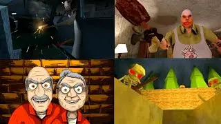 Bad Endings Battle - Granny 3 , Halloween , Mr Meat & +