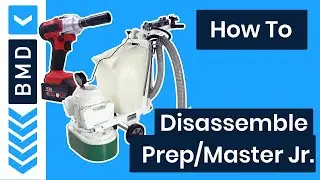 How To Disassemble A Prep/Master Jr. Floor Grinding Machine