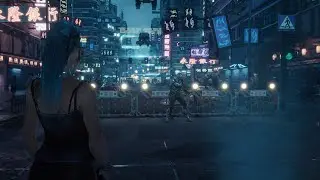 Ingame Night Version of my of my Cyberpunk environment created with Unreal Engine 4.25