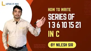 Series of 1 3 6 10 15 21 in C ||Cpp Classes in Pune || karvenagar || kothrud ||warje || katraj