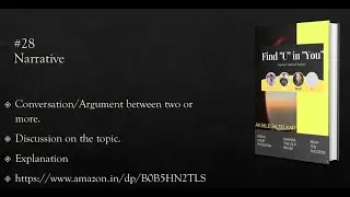 How to Narrate the story in your book