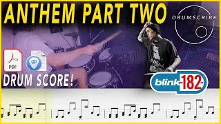 Anthem Part Two - Blink-182 | DRUM SCORE Sheet Music | 
