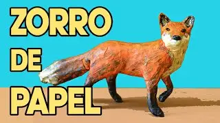 Cómo hacer un Zorro | Escultura de papel