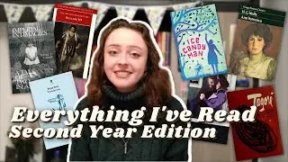 Everything I've Read at Uni - Year 2 Term 1! (English Degree) || thepretentiouspoet