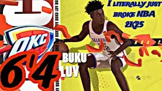 The most broken 6’4 build in NBA 2K25 five 90+ attributes #2k25 #nba2k25 #nba2k