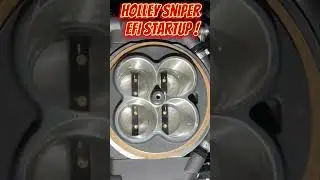 Holley Sniper EFI Startup Slow Motion! 