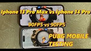 iPhone13 Pro Max 90FPS  vs 90FPS iPhone 14 Pro  PUBG MOBILE ALL GUN TESTING
