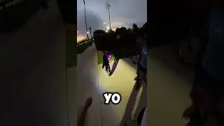 Entitled kid reved my e-bike and launched it 😭⚡️