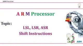 LSL, LSR, ASR SHIFT Instruction ARM