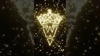 Logo reveal animation made in Blender 