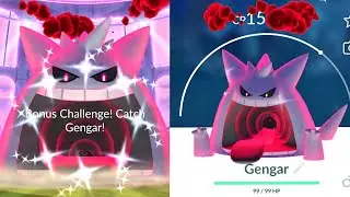 World's First Ever✨️ *SHINY* Gigantamax Gengar in pokemon go.