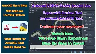 AutoCAD Lisp - Lisp to Create Special Line Types With Custom Text | 