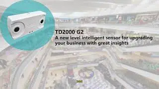 TD2000 G2, the next generation 3D traffic counting sensor