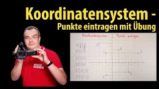 Koordinatensystem - Punkte eintragen mit Übung | Lehrerschmidt