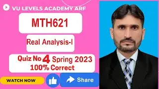 MTH621 Quiz No 3 Spring 2023 solved by Nadeem Iqbal