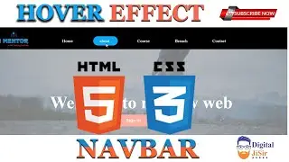 CSS Nav Menu Bar Hover Effects | CSS Hover Effects