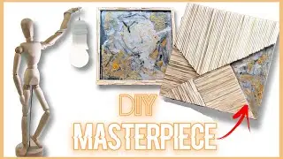 create your own aesthetic FRAME and LAMP with skewers and mannequin 100% you will love it.