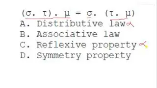 MCQs type Revision of Lectures 1-15 Math-III (Advance Algebra) Multiple Choice Questions Group, Ring