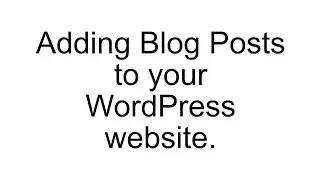 Adding a new blog post to Your WordPress website using Author user role