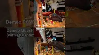Demeo mixed reality comparison - PCVR vs Quest 3 
