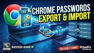 How to Backup & Transfer Google Chrome Passwords to Another PC / Laptop