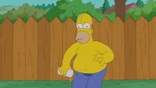 Homer Simpson ALS Ice Bucket Challenge  НА РУССКОМ