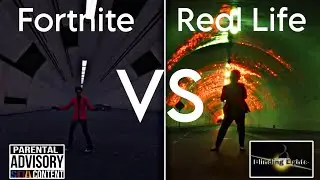Binding Lights (A Fortnite Music Video) Real Life Vs Fortnite - Comparison