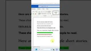 Highlight Text in MS WORD Document & Change Text Color