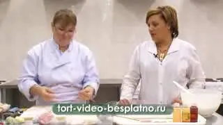 Чайная Роза из Сахарной Мастики  Рецепты Счастливого Дома